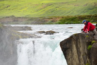 Cascate islandesi, cascate, natura selvaggia, natura selvaggia, enormi cascate e incredibili cascate dell'Islanda